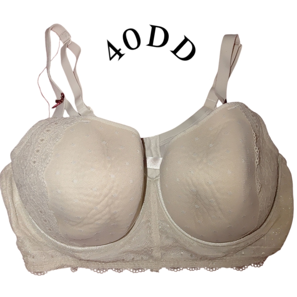 ʕ·ᴥ·ʔEUC Cacique Plus Size Corset Bra 40DD